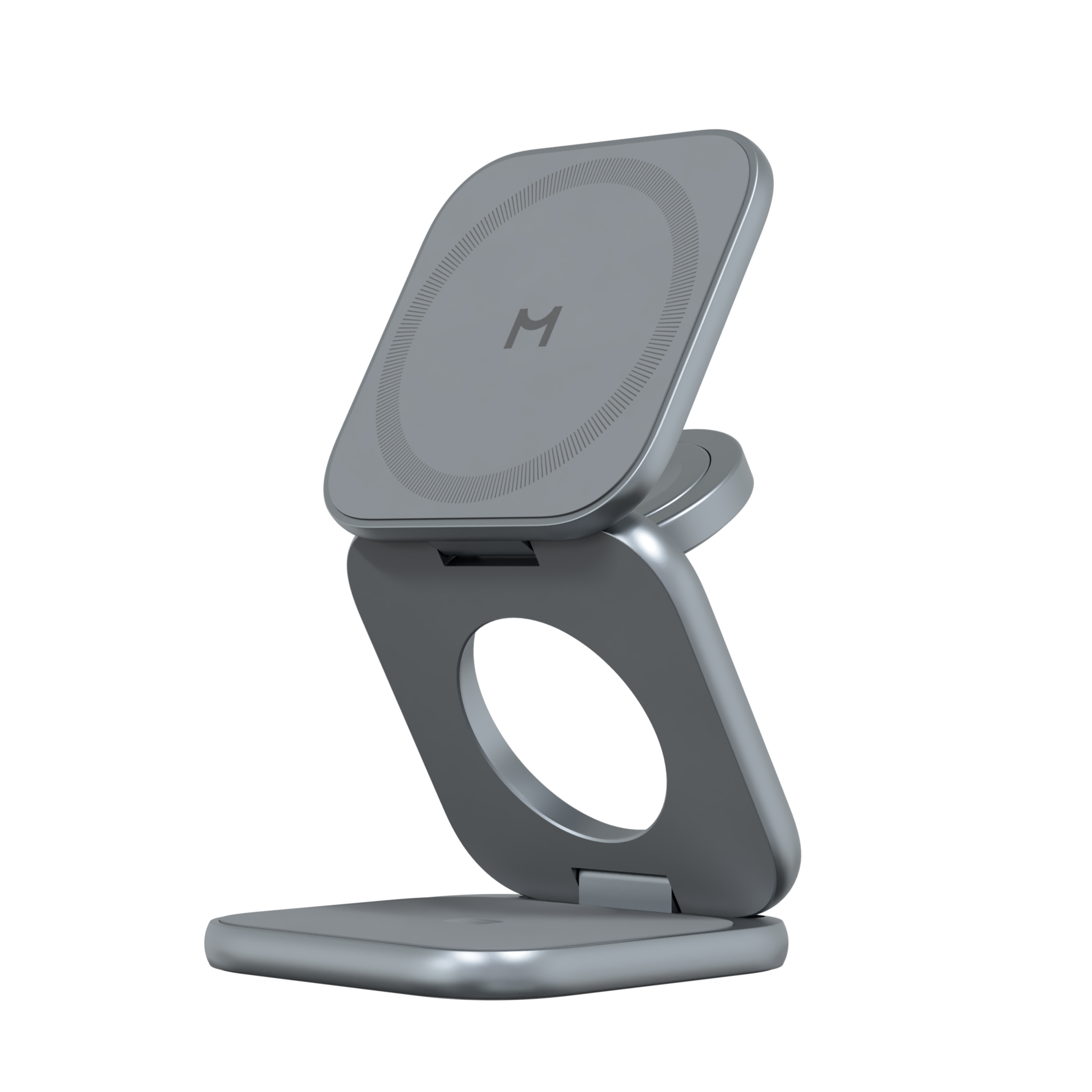 Складное беспроводное зарядное устройство 3 в 1 Magssory Fold Ultra для Apple Midnight, Полночь — WCH083 m 1